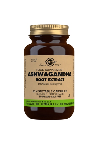 Solgar - Ashwagandha Root Extract 60 Vegetable Capsules